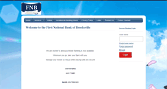 Desktop Screenshot of fnbfirst.com